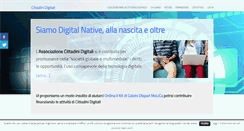 Desktop Screenshot of cittadinidigitali.com
